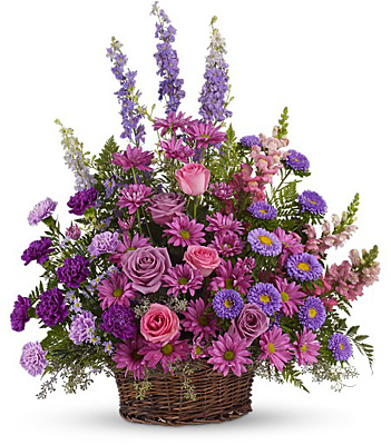 Gracious Lavender Basket